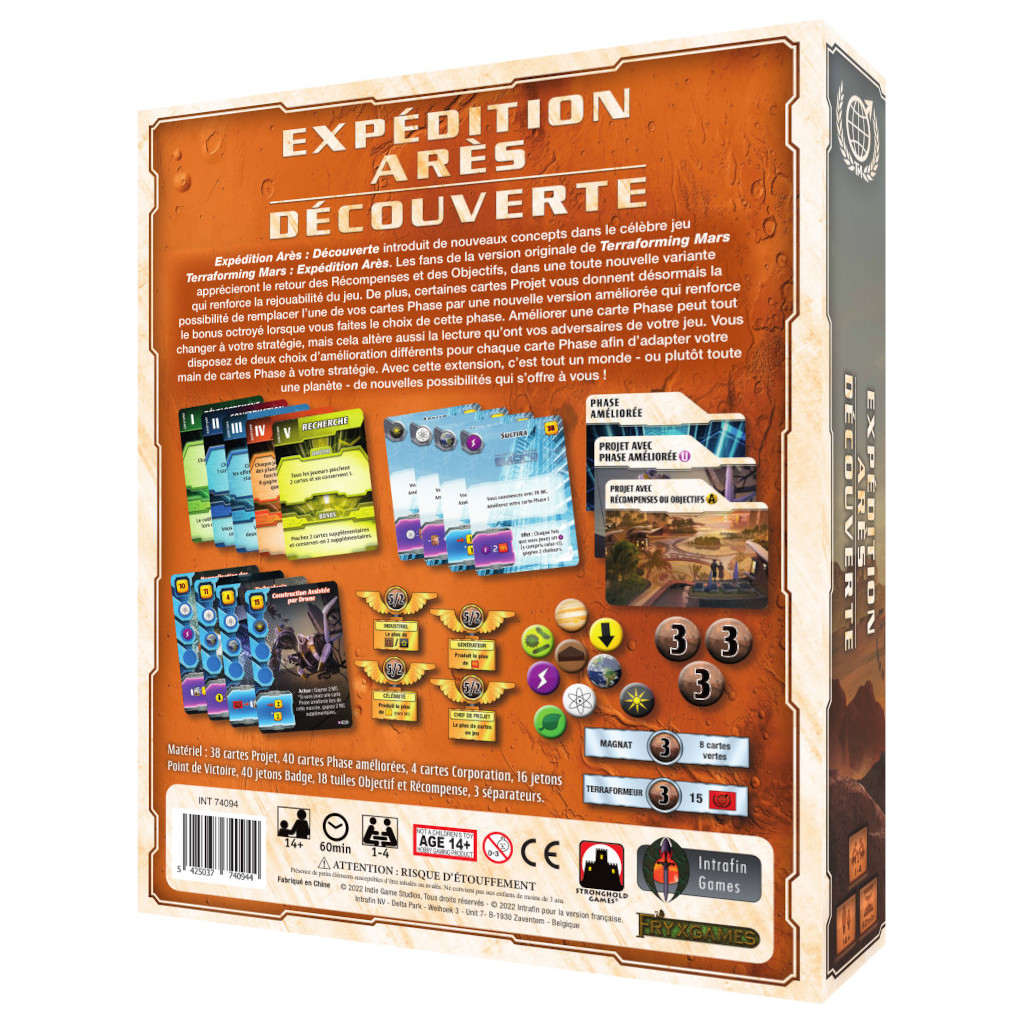 TERRAFORMING MARS EXPEDITION ARES: EXTENSION DECOUVERTE
