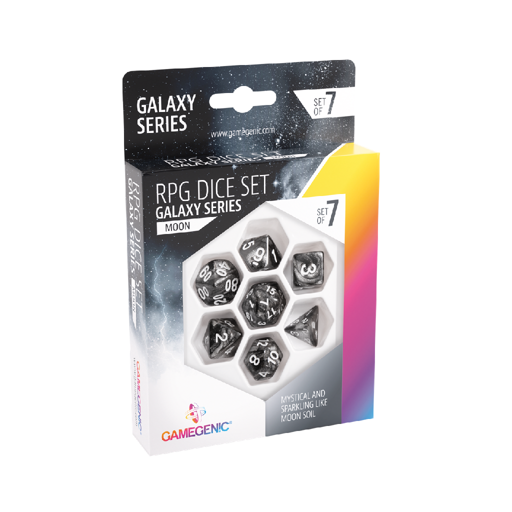 RPG DICE SET ( MOON)