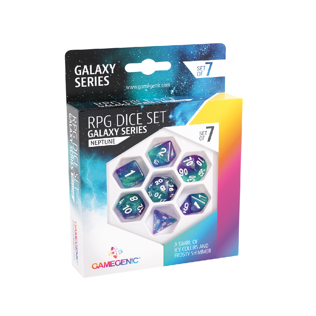 RPG DICE SET ( NEPTUNE)