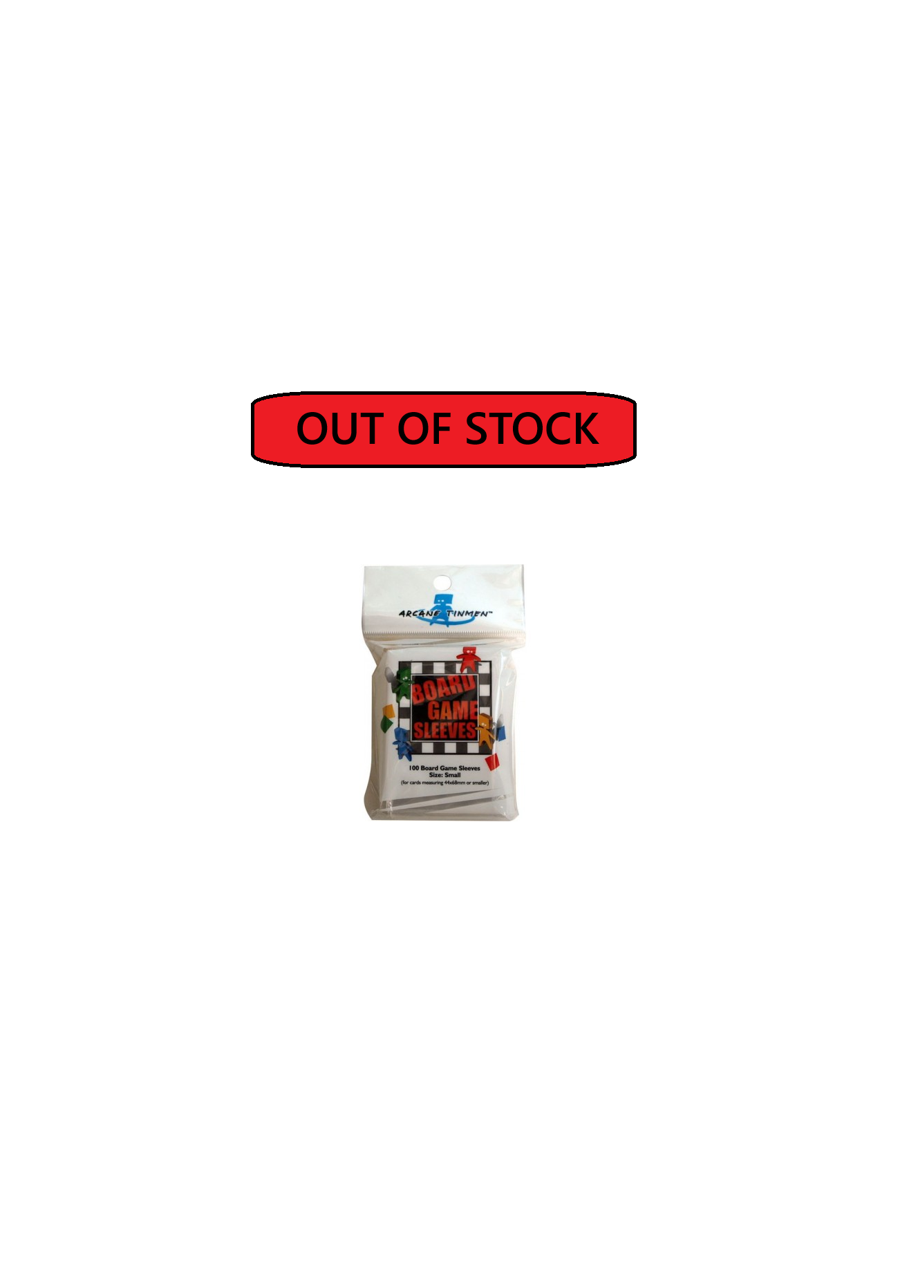 SLEEVES: CLEAR SMALL 44x68mm