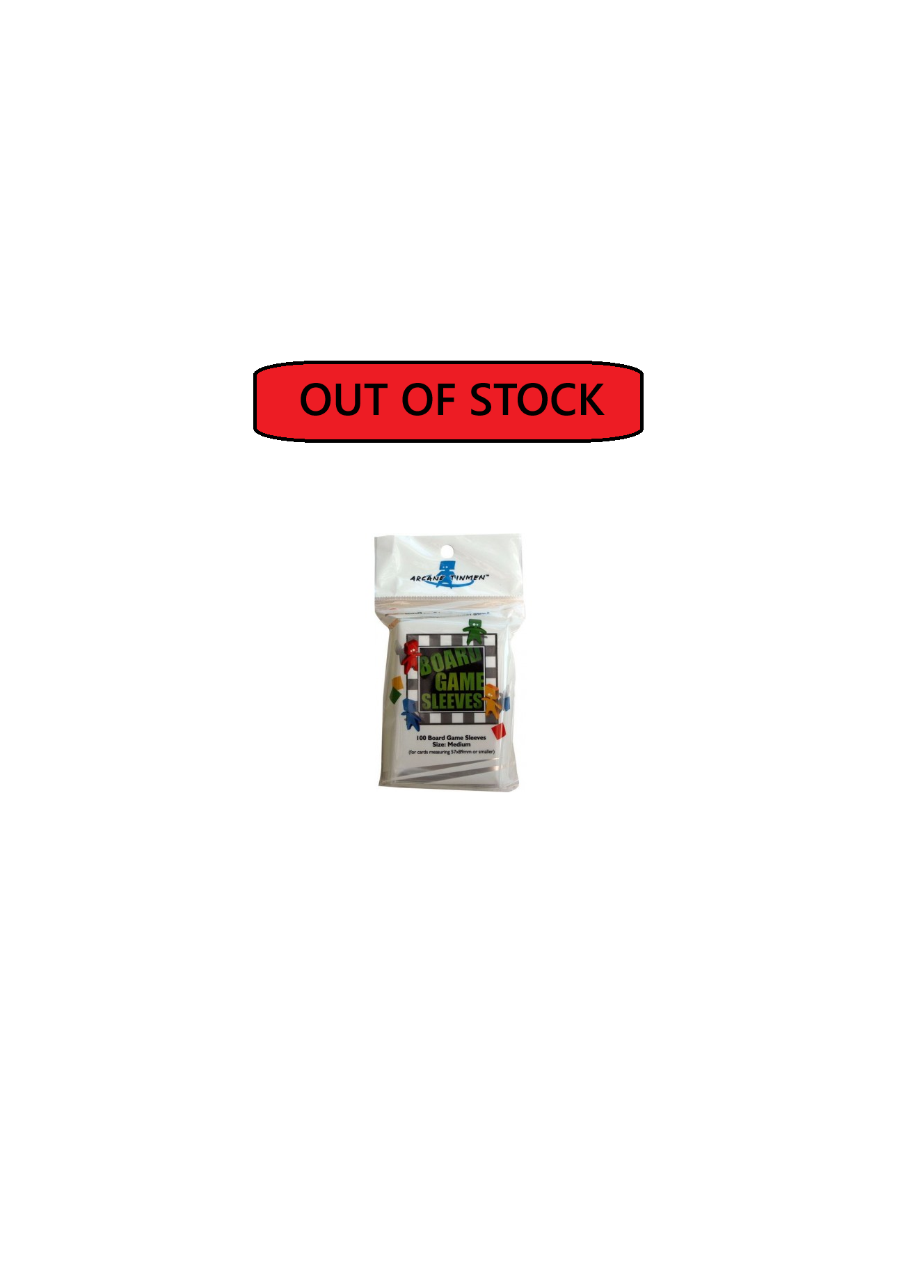 SLEEVES: CLEAR MEDIUM 57x89mm
